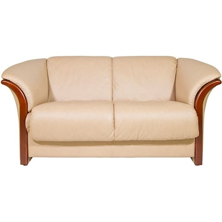 Loveseat with Flared Arms