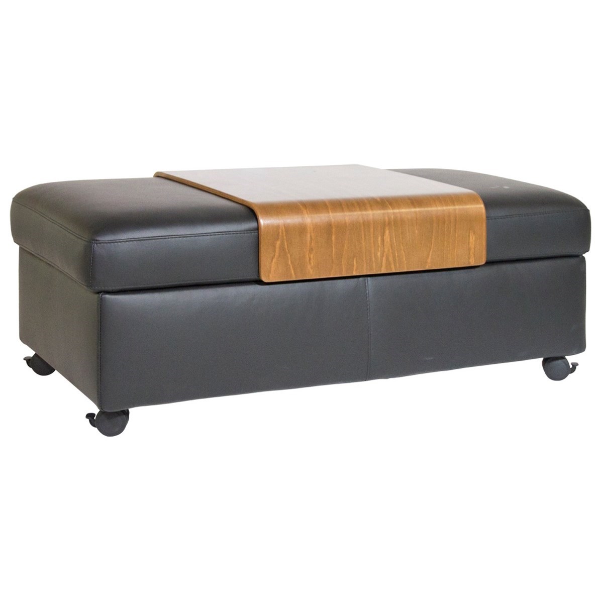 Stressless by Ekornes Ottomans Double Ottoman and Table