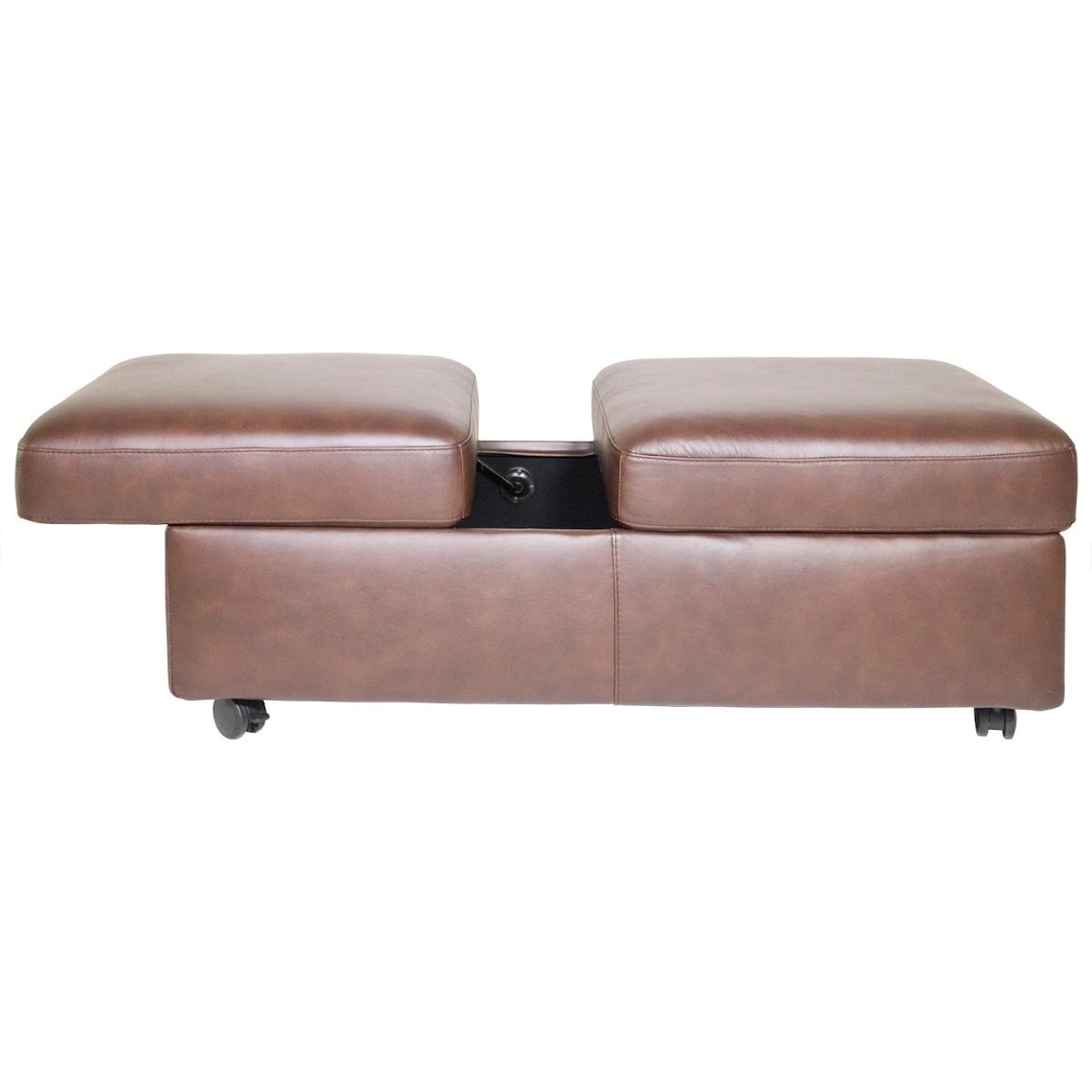 Stressless by Ekornes Wave Double Ottoman and Table