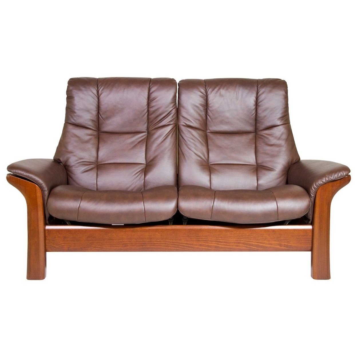 Stressless by Ekornes Buckingham High-Back 2-Seater Reclining Loveseat