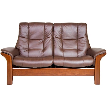 High-Back 2-Seater Reclining Loveseat