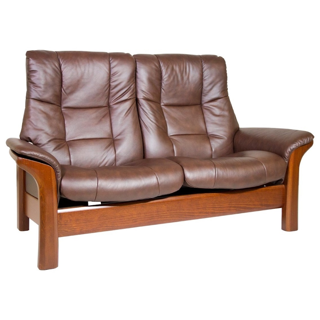 Stressless by Ekornes Buckingham High-Back 2-Seater Reclining Loveseat