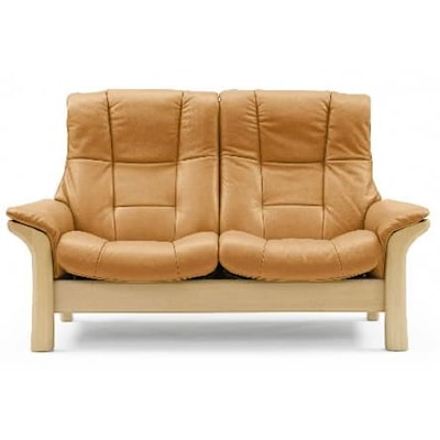 Stressless by Ekornes Buckingham High-Back 2-Seater Reclining Loveseat