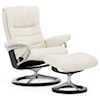 Stressless by Ekornes Stressless by Ekornes Small Chair & Ottoman with Signature Base