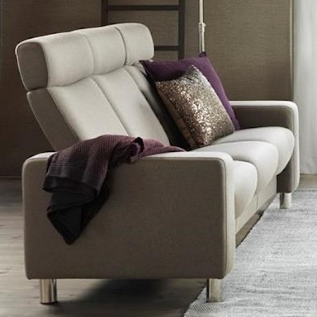 High-Back Reclining Sofa