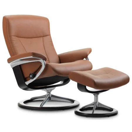 Medium Signature Reclining Chair and Ottoman