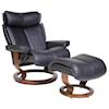 Stressless by Ekornes Magic Large Chair & Ottoman with Classic Base