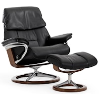 Small Signature Reclining Chair and Ottoman