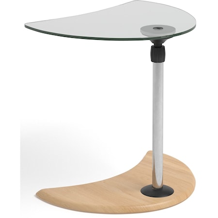 Alpha Table with Glass Top