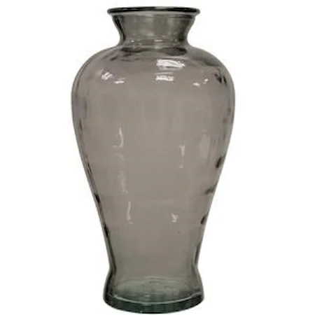 Clear Graystone Recyled Spanish Glass Vase Accessory