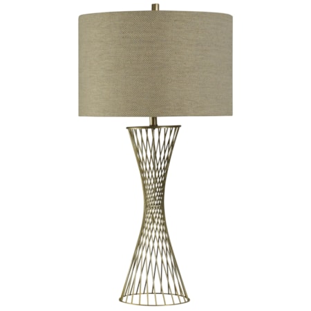 Twisted Metal Table Lamp