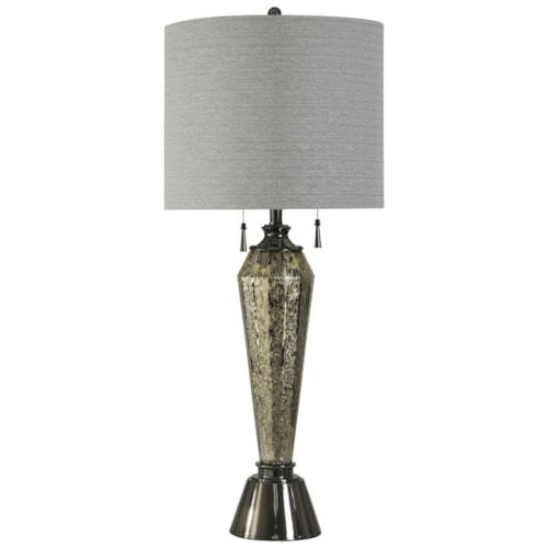 Black and Gold Contemporary Table Lamp
