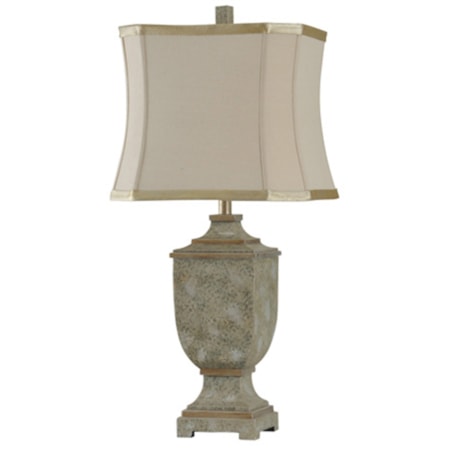 Square Urn Shaped Table Lamp