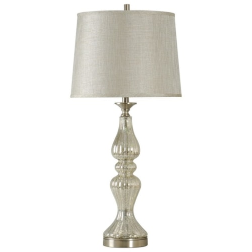 Glass Table Lamp w/ Shade