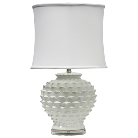 White Ceramic Table Lamp