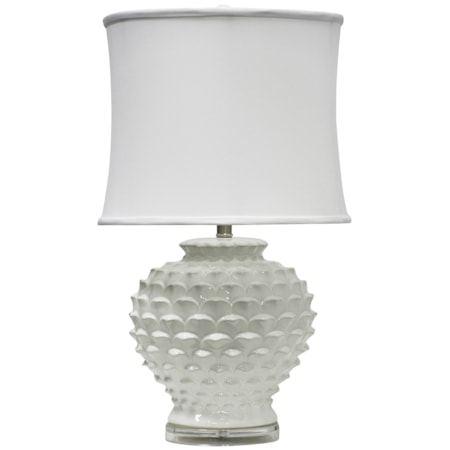 White Ceramic Table Lamp