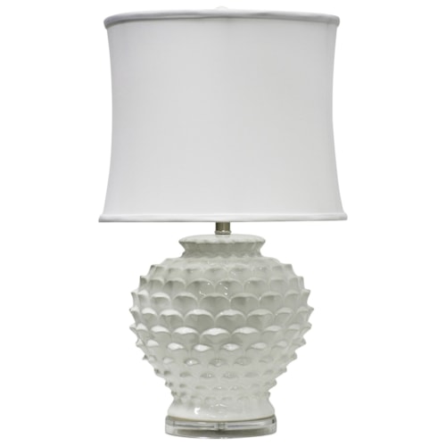 White Ceramic Table Lamp