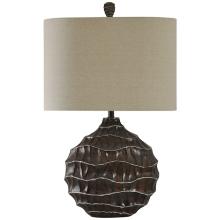 Ripple Effect Transitional Table Lamp