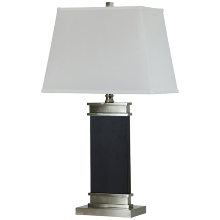 Black Steel Table Lamp