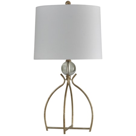 Valier Gold Metal Base Table Lamp