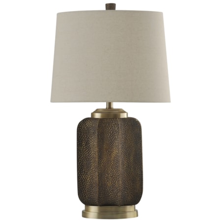 Transitional Steel & Resin Table Lamp