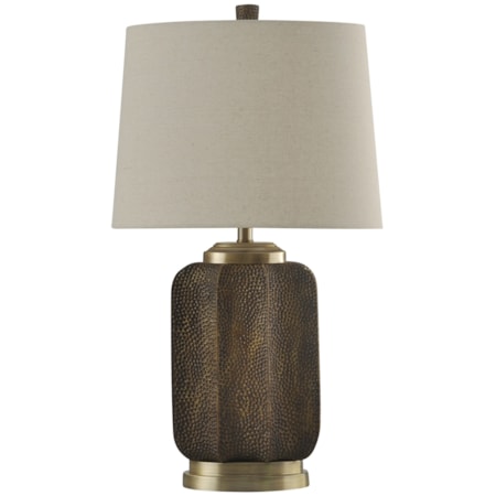 Transitional Steel & Resin Table Lamp