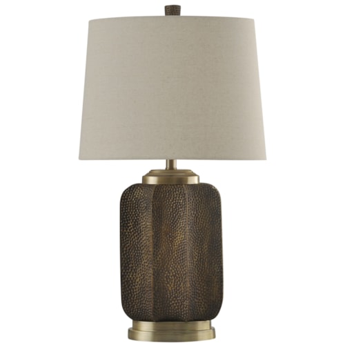 Transitional Steel & Resin Table Lamp