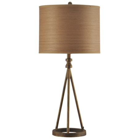 Transitional Iron Base Table Lamp