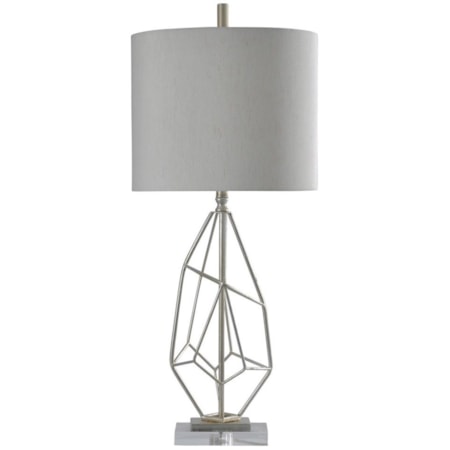 Silver Leaf Lamp
