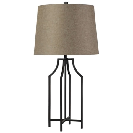 Bronzewood Iron Table Lamp