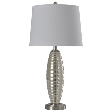 NorthBay Ribbed Glass Lamp