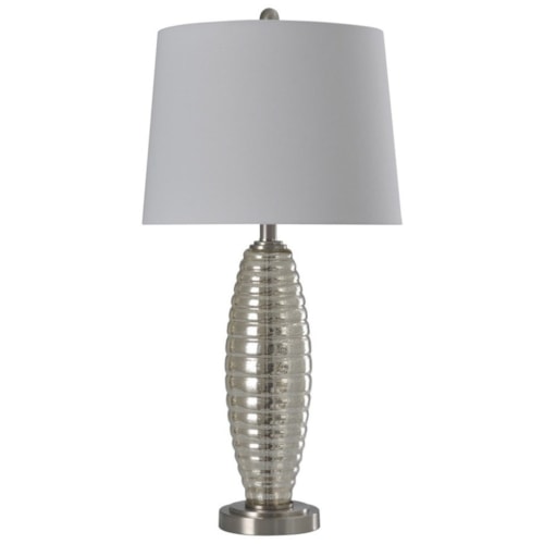 NorthBay Ribbed Glass Lamp