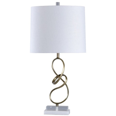 MARBLE/CRYSTAL TABLE LAMP