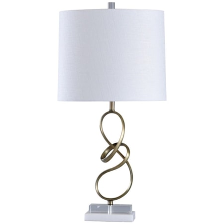 MARBLE/CRYSTAL TABLE LAMP