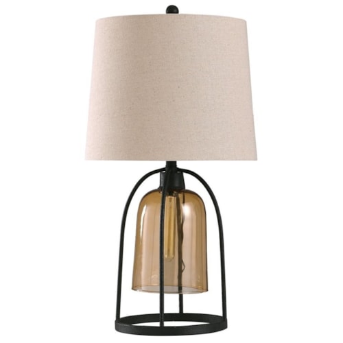 Malvern Amber Lamp