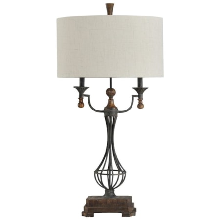 35" Metal / Poly Lamp
