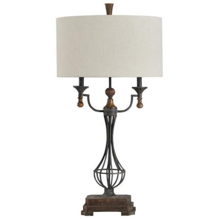 35" Metal / Poly Lamp