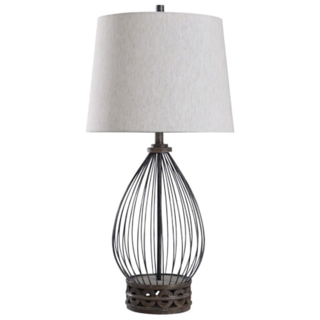 Filton Metal Wire Cage Lamp