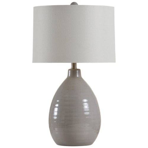 Gray Traditional Ceramic Table Lamp