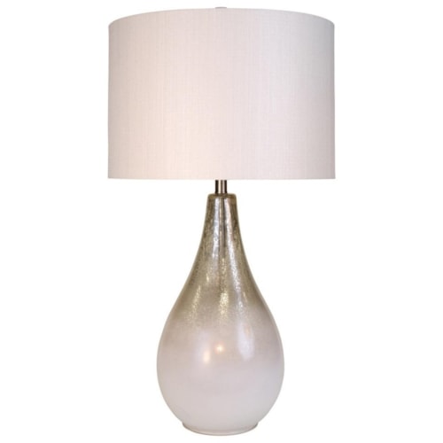 Glass Lamp w/ Additional Nightlight Feature
