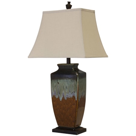 Reactive Glaze Ceramic Lamp