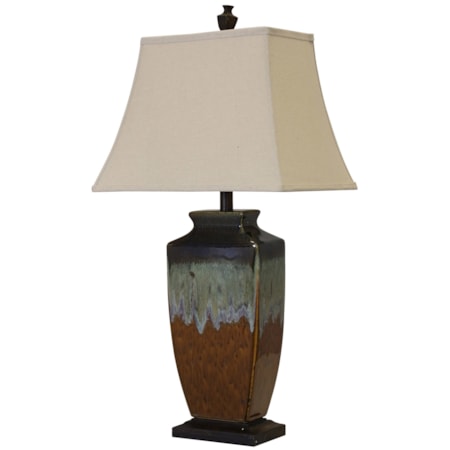 Reactive Glaze Ceramic Lamp