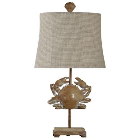 Crab Fossil Lamp