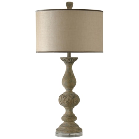 Faux Stone Table Lamp