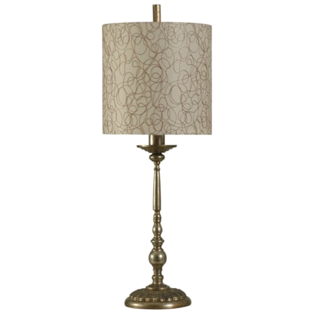 Steel Buffet Lamp