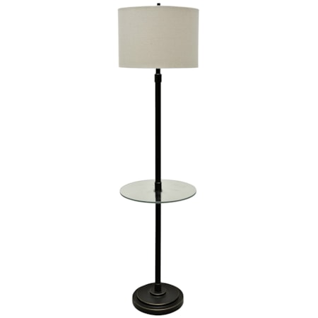 Madison Bronze Finish Steel Table Floor Lamp