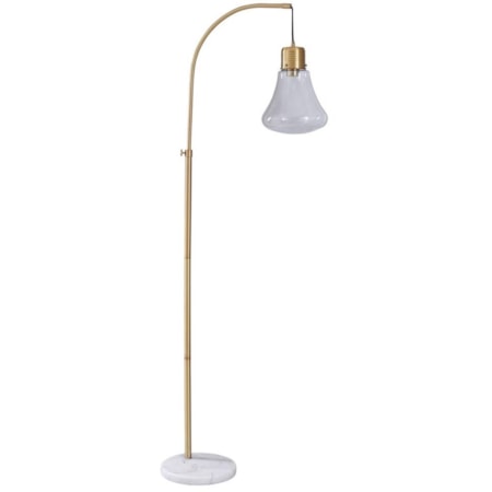 Marble / Steel / Glass Floor Lamp