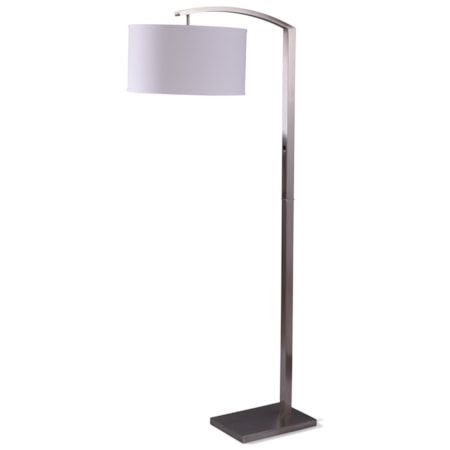 Brushed Steel Floor Lamp