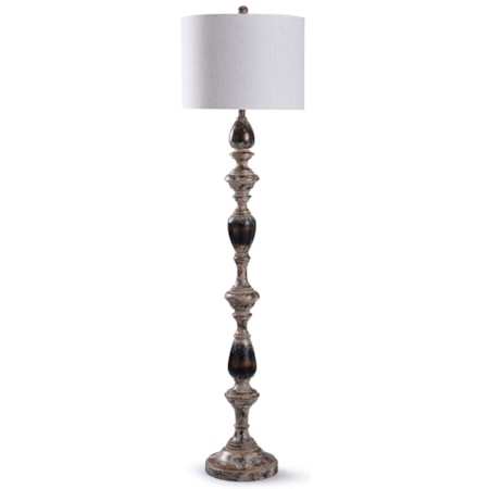 Bishop Cream Floor Lamp