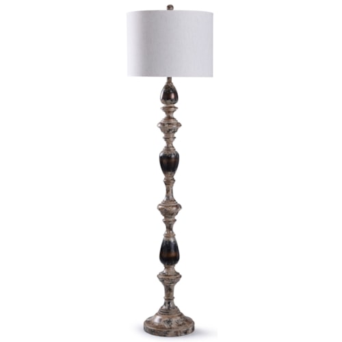 Bishop Cream Floor Lamp